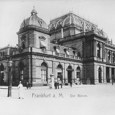 Frankfurt Börse um 1900